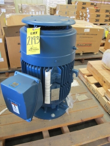 MOTOR, ELECTRIC TYPE, 50 HORSEPOWER, 460V 3 PHASE 60HZ ELEC RATING, 1770 RPM, 326HP FRAME, 58 AMPS, TEFC ENCLOSURE, CONT. DUTY, 1.15 SERVICE FACTOR. SALES ORDER# 1-5133-LR52845-01, CATALOG #VPK-8074. 33W, 120V SPACE HEATER. PART # FRAME-326HP,RGZVESD (W-44) LOADING & HANDLING FEE $15-